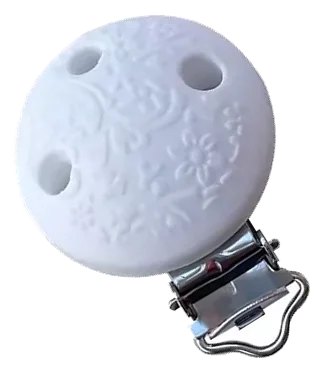 Clip rond embossé - Silicone — modèle 13/19