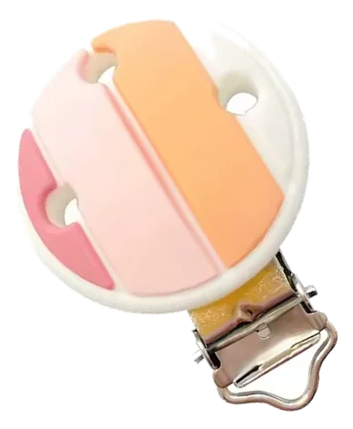 Clip rond embossé - Silicone — modèle 17/19