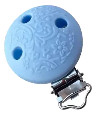 Clip rond embossé - Silicone — modèle 8/19