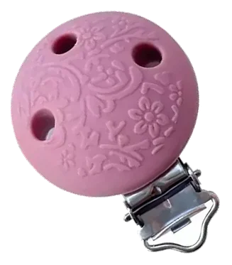 Clip rond embossé - Silicone — modèle 11/19