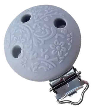 Clip rond embossé - Silicone — modèle 18/19