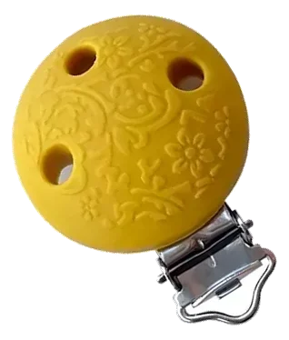 Clip rond embossé - Silicone — modèle 15/19