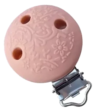 Clip rond embossé - Silicone — modèle 9/19
